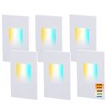 CLOUDY BAY 120V Dimmbale 5 Color LED Indoor Outdoor Step