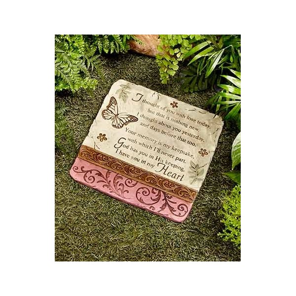 SB Goods I Thought of You Stone Decorative Memorial Stone for Your Yard (Оne Расk)
