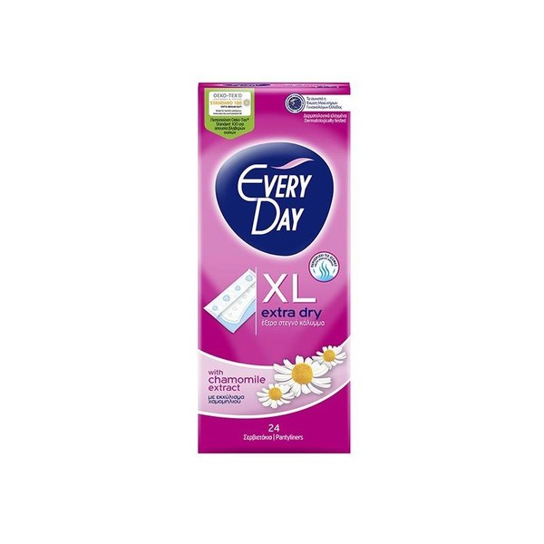 Everyday EVΕRYDAY PANTYLINERS EXTRA DRY XL 24PIECES