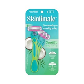 Skintimate, Skintimate Coconut Delight Women's Disposable Razors, 4 Count