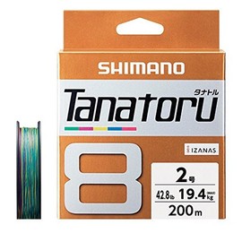 Shimano PL-F58R Tanatoru 8 PE Fishing Line, 492.1 Feet (150 M), No. 2.0, 42.8 lbs (19.4 kg)
