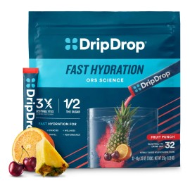 Mezcla Electrolítica Para Bebidas Dripdrop Hydration Fruit P