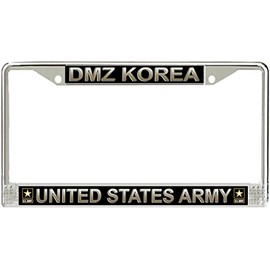 MilitaryBest U.S. Army DMZ Korea License Plate Frame