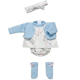 Llorens 1097382 Doll Clothes for 35-38 cm Dolls, Clothes Set Forest, Doll Accessories