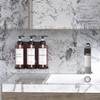 NICEME 1 x 300ml Plastic Soap Dispenser, Plastic Shampoo Dispenser