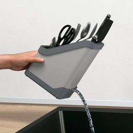 Metaltex Keep-Tex 297533000 Cutlery Collector, 22 x 18 x 12 cm, Grey