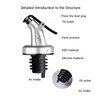 FCAIBEAR 7-Pack Professional Oil Pour Spouts - Extra Wide Mouth
