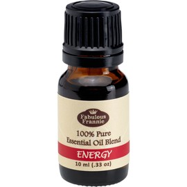 Fabulous Frannie Energy Pure Essential Oil Blend 10ml Made with Bergamot and Rosemary Essential Oils.