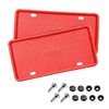 YALOK Silicone License Plate Frame with Drainage Holes, Universal US
