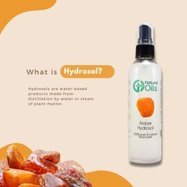 Amber Hydrosol (Floral Water) - 4 fl oz Plastic Bottle w/Cap