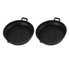 2 PCS Fryer Silicone Baskets with Handle 7.5inch Round Silicone