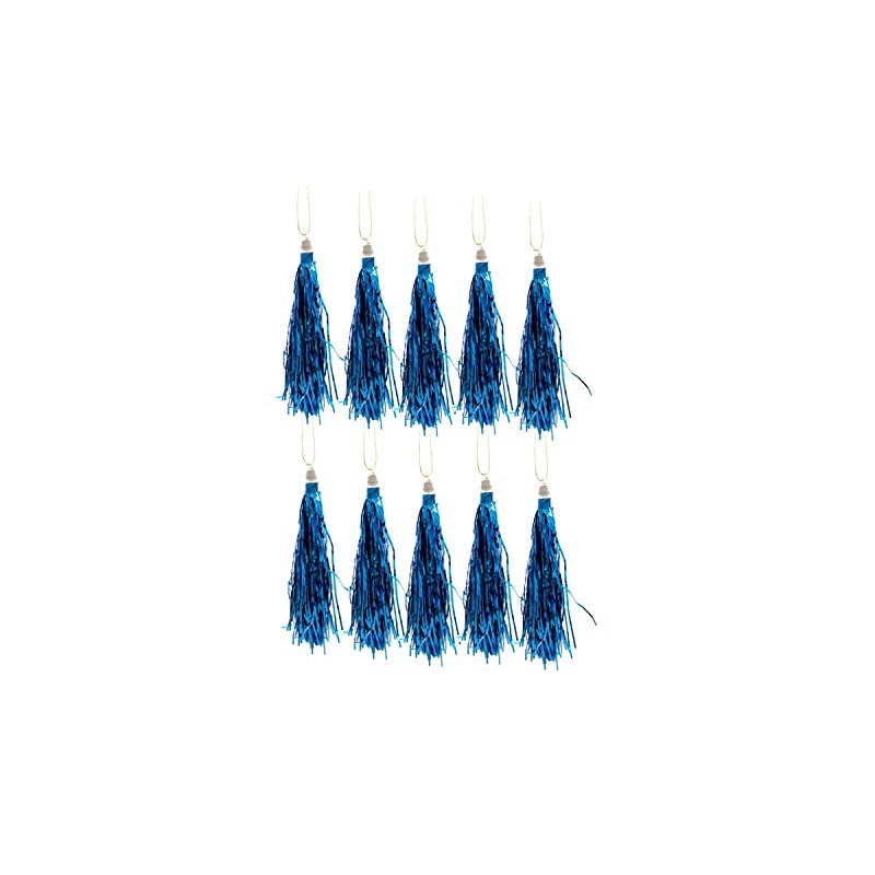 Lamettini Tinsel Pendant, Christmas Tree Decoration, Christmas Pendant (100, Turquoise)