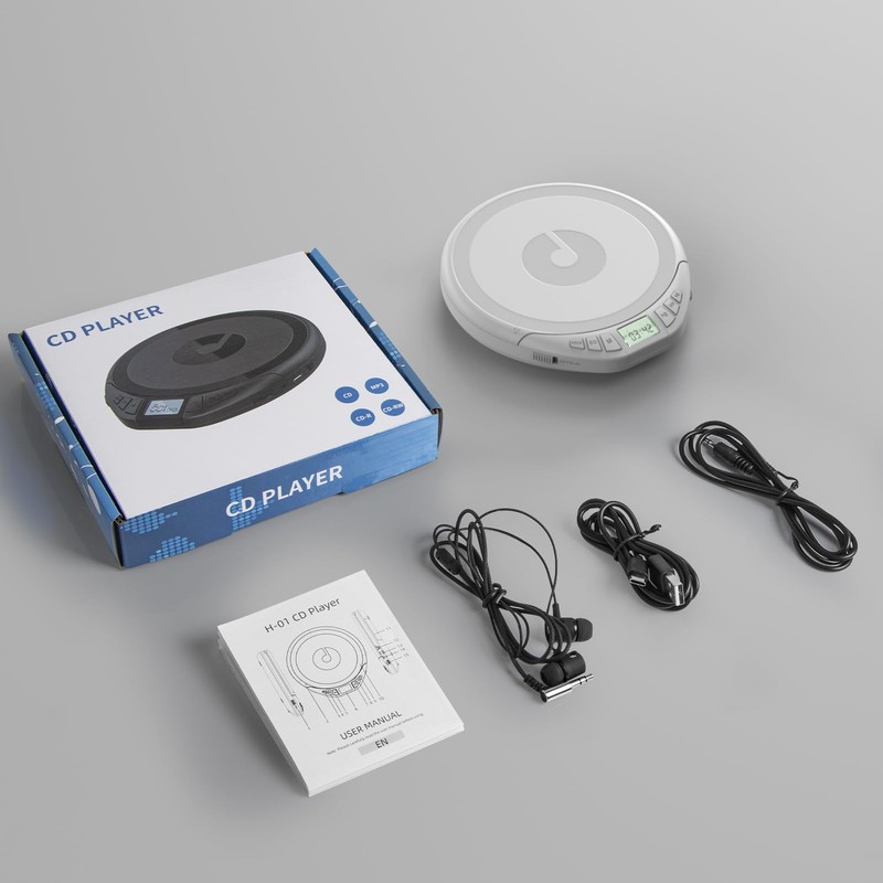 Gueray CD Player Portable Children's CD Player for Car Discman