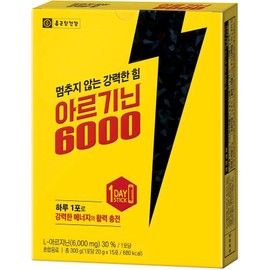 Chong Kun Dang Health Arginine 6000 15p, 300g, 1 piece / 종근당건강 아르기닌 6000 15p, 300g, 1개