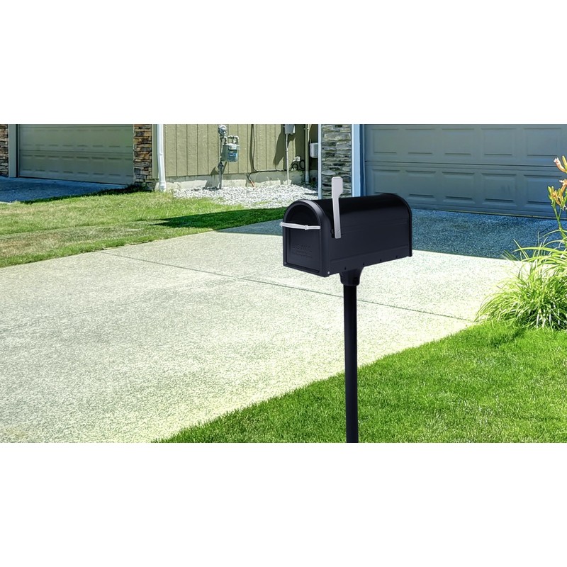 Architectural Mailboxes Coolidge Galvanized Steel Mailbox Post, Compatibility Code F,