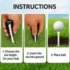 YTLSDHF Tee Height Tool, Adjustable Golf Tee Height Set, Golf