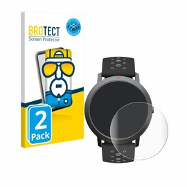 brotect 3D Curved Screen Protector compatible with Withings Steel HR Sport (40 mm) (2 Pack) - Full Screen Coverage