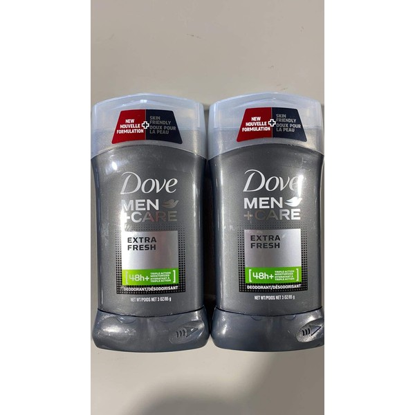 Dove Men +Care Deodorant, Extra Fresh - 3 oz - 2 pk