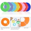 Closet Dividers for Hanging Clothes, 10 Pieces, Round Plastic Rack