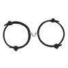 Aucuu Magnetic Couples Bracelet, Pair of Mutual Attraction Rope Braided