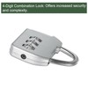 YOKIVE 1 Set 3 Digit Combination Padlock with Security Cables,