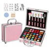 Anpro All-In-One Makeup Carry Case with Pro Teen Makeup Set,