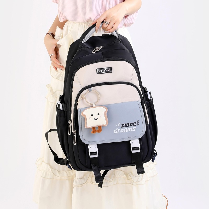 Makukke School Backpack Teenager School Bag Girls 5th Class 30L