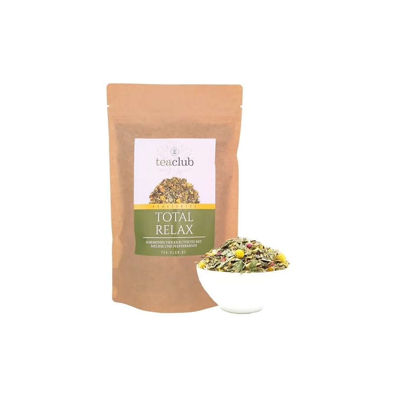 TeaClub Total Relax Basic Herbal Tea Loose 500g - Herbal