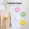 mooas Crayon Mini Digital Wall Clock, Modern Night Light Digital