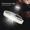 KUKON LED Running Vest - Adjustable Reflective Unisex Vest with