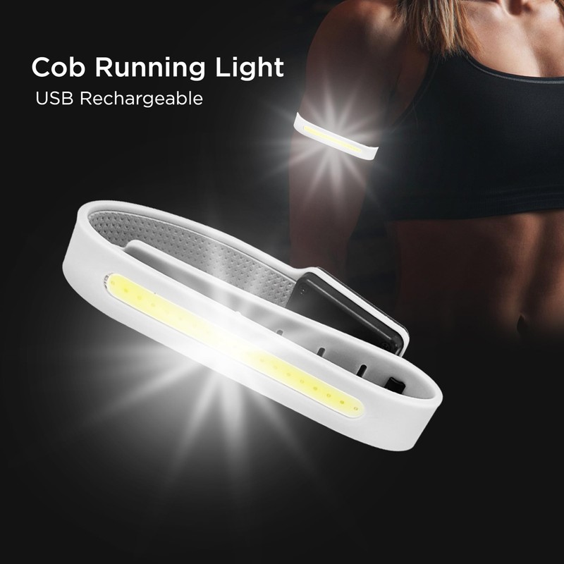 KUKON LED Running Vest - Adjustable Reflective Unisex Vest with