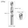 sourcing map Solid Carbide Drill Bits, 6.5mm C2/K20 Tungsten Carbide
