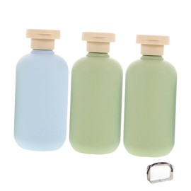SAFIGLE 3pcs Travel Shampoo Bottles Avocado Refillable Shampoo Conditioner Bottles Squeeze Travel for Toiletries