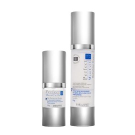 PMC I PACK Gel Contorno de Ojos con Acido Hialurónico y Crema Antiedad I Gel Antiedad Ideal para Pieles Jóvenes de 30 a 45 Años de Edad I Acido hialurónico (Kit) (65 Gr, Pack Crema + Contorno)