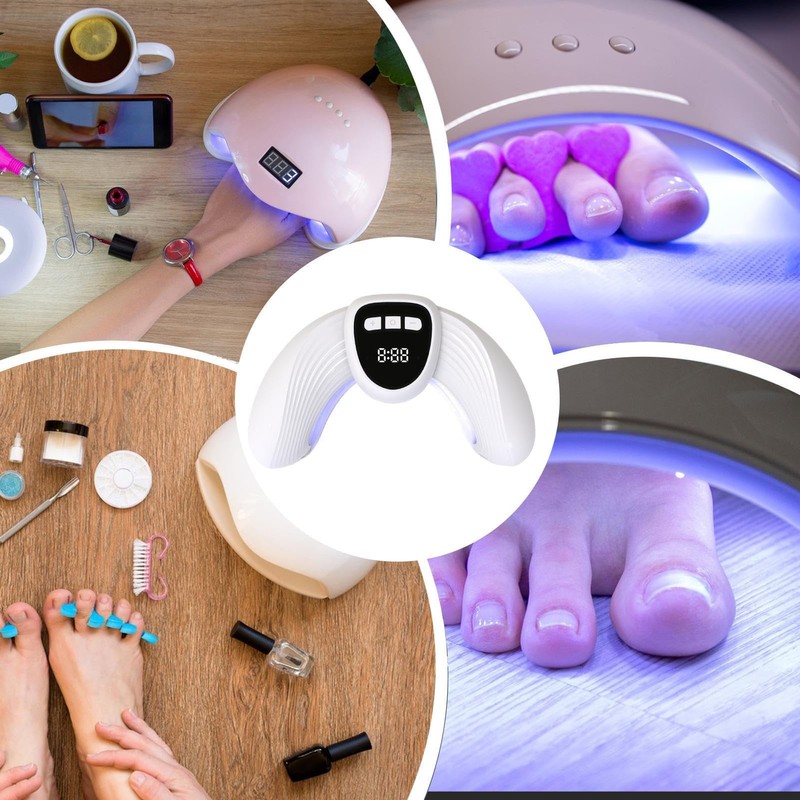Nail Curing Lamp | Lamp for Nails,Portable Quick-Drying Dryer Fingernail
