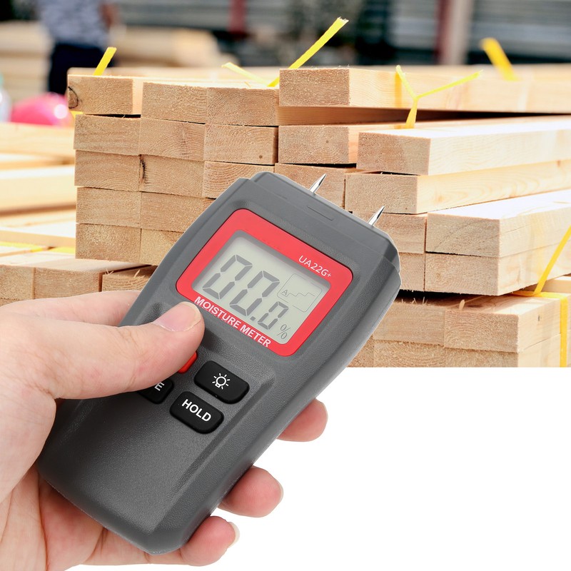 UA22G+ Professional Wood Moisture Meter Portable Timber Humidity Tester Damp