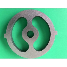 MEASURE! #12 X Sausage Stuffer disc for STX TurboForce 3000 electric meat grinder Plate MEASURE. MEASURE. MEASURE. 2 3/4" (69 mm) plus tabs diameter. NO RETURNS ON THIS ITEM