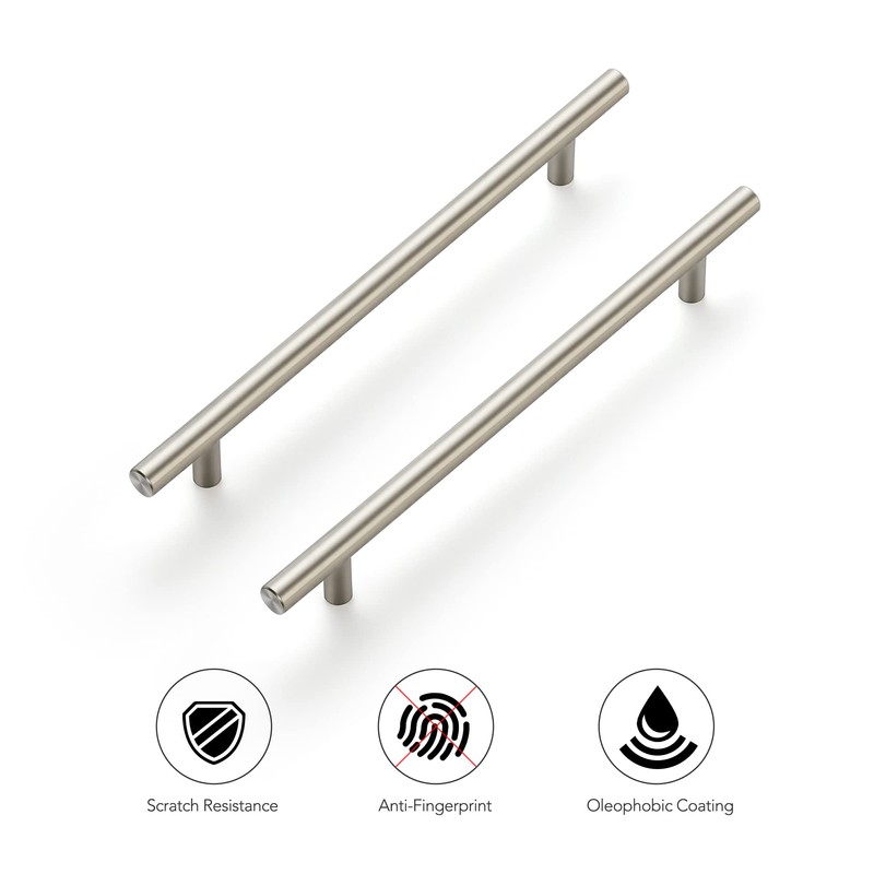 Ravinte 10 Pack 10 Inch Cabinet Handles Brushed Nickel Stainless