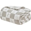 EMME Checkered Gift Blanket Twin Size - 60"*80" Grey Bed