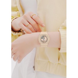 Casio GMA-P2100ST Wristwatch, Biomass Plastic, Limited Model: Beige, Minimalist
