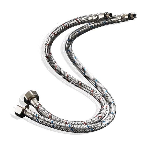 Haiba Haiba Pack of 2 Kitchen/Basin Monobloc Mixer Tap Connectors