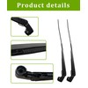 1 Pair Front Windshield Wiper Arm Replacement Kit Compatible With
