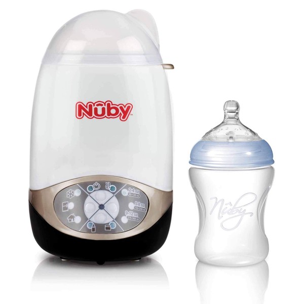 Nuby NTVP40 Bottle Warmer and Steriliser Deluxe 2 in 1