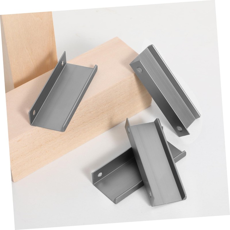 SEWACC 10pcs Invisible Handle Furniture Hardware Wardrobe Door Hardware Drawer