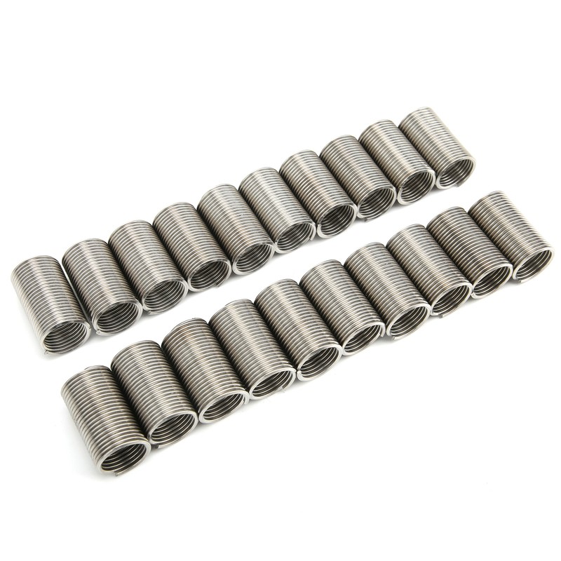 20PCS Wire Thread Inserts SUS304 Wire Stainless Steel Screw Sleeve