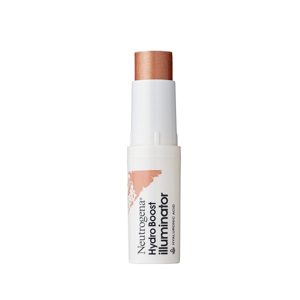 Neutrogena Hydro Boost Illuminator Makeup Stick with Hyaluronic Acid, Moisturizing Highlighter to Improve & Illuminate Skin, Dermatologist-Tested with Mistake-Proof Application, Rose, 0.29 oz
