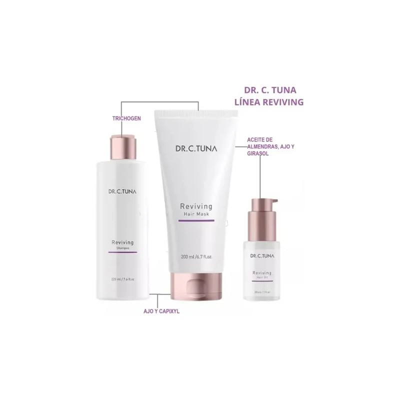 Set Reviving Farmasi Shampoo Mascarilla Y Aceite