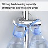 Shower Head Holder, New Model with Hooks，Adjustable 14-25mm（Actual Testing），Hand Shower