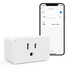 Z-Wave Dimmer Plug 800 Series Zwave Smart Plug，Dimmable Outlet Built-in Repeater Range Extender，Z-Wave Hub Required, Compatible with Smartthings, Alexa and More,FCC and ETL, 200W