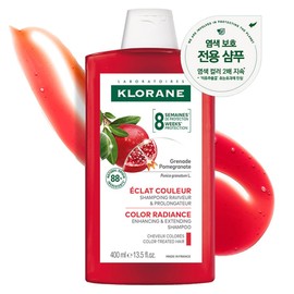 Klorane Pomegranate Color Protection Shampoo, 400ml, 1 pc / 클로란 석류 컬러 프로텍션 샴푸, 400ml, 1개